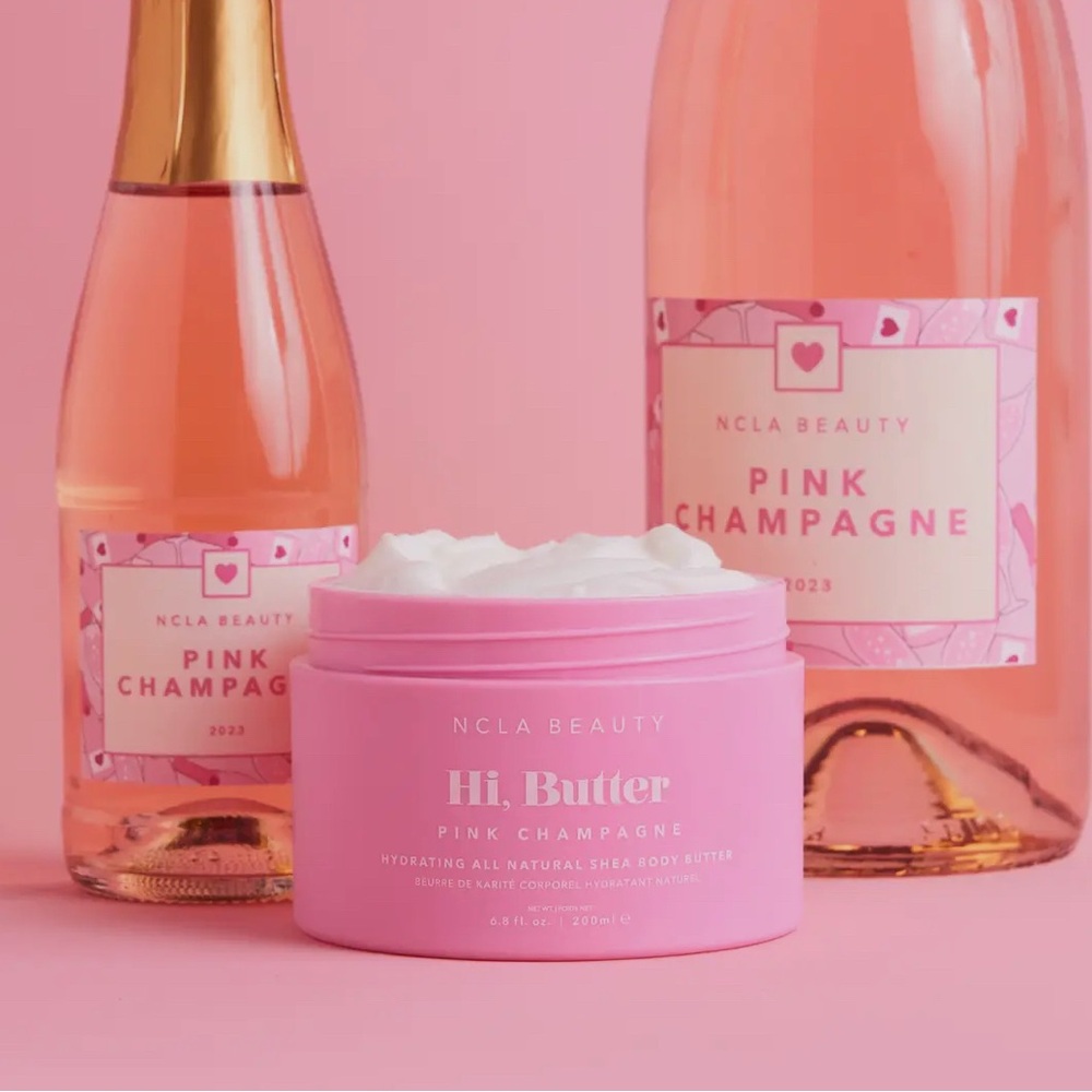 NCLA BEAUTY Hi Butter Pink Champagne Body Butter VEGAN & CRUELTY FREE